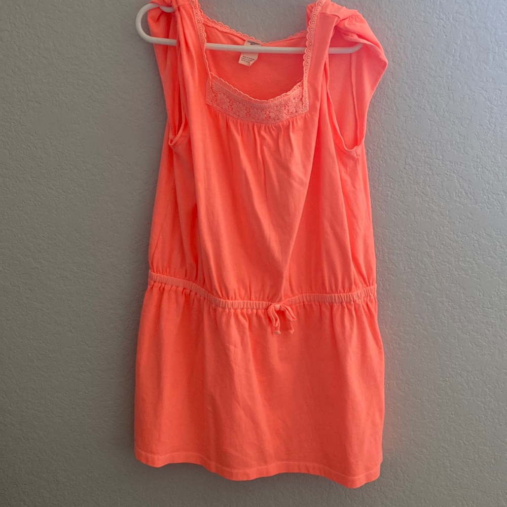 Neon Pink Kids Dress